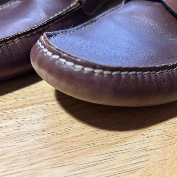 Mens Johnston & Murphy Brown Leather Flex Driving Loafers 11 * - Picture 12 of 12